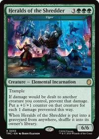 Heralds of the Shredder - Vigor - Commander: Teenage Mutant Ninja Turtles - Magic: The Gathering card