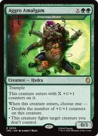 Aggro Amalgam - Voracious Hydra - Commander: Teenage Mutant Ninja Turtles - Magic: The Gathering card