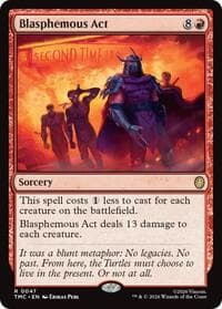 Blasphemous Act - Commander: Teenage Mutant Ninja Turtles - Magic: The Gathering card