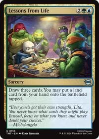 Lessons from Life - Teenage Mutant Ninja Turtles - Magic: The Gathering card