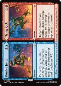 Double Jump // Flying Kick - Commander: Teenage Mutant Ninja Turtles - Magic: The Gathering card