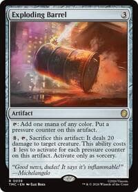 Exploding Barrel - Commander: Teenage Mutant Ninja Turtles - Magic: The Gathering card