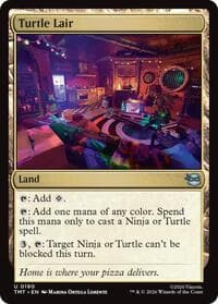 Turtle Lair - Teenage Mutant Ninja Turtles - Magic: The Gathering card