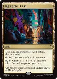 Big Apple, 3 a.m. - Commander: Teenage Mutant Ninja Turtles - Magic: The Gathering card
