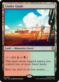 Cinder Glade - Commander: Teenage Mutant Ninja Turtles - Magic: The Gathering card