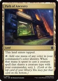 Path of Ancestry - Commander: Teenage Mutant Ninja Turtles - Magic: The Gathering card