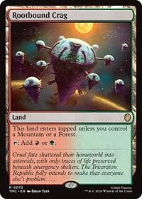 Rootbound Crag - Commander: Teenage Mutant Ninja Turtles - Magic: The Gathering card