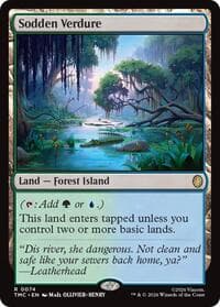 Sodden Verdure - Commander: Teenage Mutant Ninja Turtles - Magic: The Gathering card
