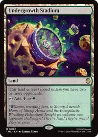 Undergrowth Stadium - Commander: Teenage Mutant Ninja Turtles - Magic: The Gathering card