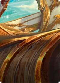 Puffin, Full Steam Ahead // Marlynn, Treasure Hunter Double Sided Art Card (Bottom Center) - GEM Pack 2 - Flesh and Blood TCG card