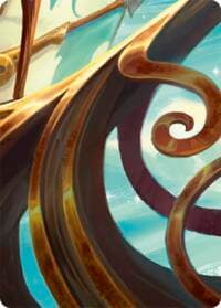 Puffin, Full Steam Ahead // Marlynn, Treasure Hunter Double Sided Art Card (Top Right) - GEM Pack 2 - Flesh and Blood TCG card