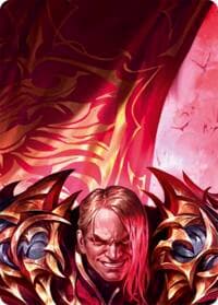 Lyath Goldmane, Vile Savant // Pleiades, Superstar Double Sided Art Card (Top Left) - GEM Pack 3 - Flesh and Blood TCG card