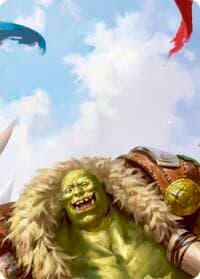 Tuffnut, Bumbling Hulkster // Kayo, Underhanded Cheat Double Sided Art Card (Top Left) - GEM Pack 3 - Flesh and Blood TCG card