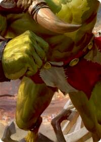 Tuffnut, Bumbling Hulkster // Kayo, Underhanded Cheat Double Sided Art Card (Middle Left) - GEM Pack 3 - Flesh and Blood TCG card