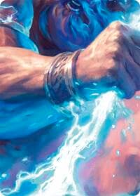 Enlightened Strike // Shelter from the Storm Double Sided Art Card (Middle Left) - GEM Pack 4 - Flesh and Blood TCG card