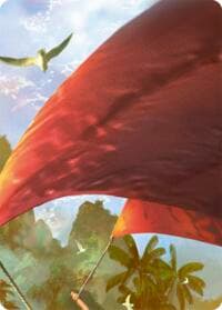 Treasure Island // High Seas Map Doubled Sided Art Card (Top Right) - High Seas - Flesh and Blood TCG card
