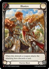 Blunten (Yellow) (Extended Art) - Compendium of Rathe - Flesh and Blood TCG card