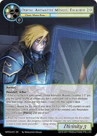 Orbital Antimatter Missiles, Excalibur 2.0 - Masterpiece Collection 03 "Dimensional Hope" - Force of Will card
