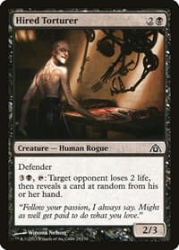 Hired Torturer - Dragon's Maze - Magic: The Gathering card