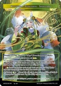 Kuzunoha, Primordial Shikigami - Masterpiece Collection 03 "Dimensional Hope" - Force of Will card