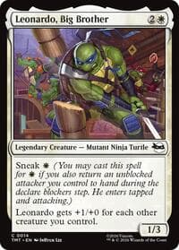 Leonardo, Big Brother - Teenage Mutant Ninja Turtles - Magic: The Gathering card