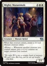 Mighty Mutanimals - Teenage Mutant Ninja Turtles - Magic: The Gathering card