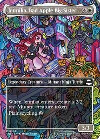 Jennika, Bad Apple Big Sister (Borderless) - Teenage Mutant Ninja Turtles - Magic: The Gathering card
