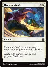 Hamato Ninpo - Commander: Teenage Mutant Ninja Turtles - Magic: The Gathering card