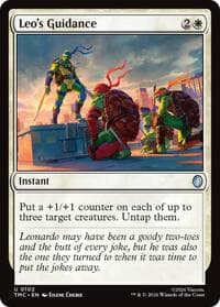 Leo's Guidance - Commander: Teenage Mutant Ninja Turtles - Magic: The Gathering card