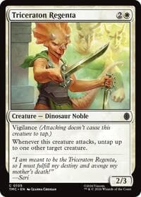 Triceraton Regenta - Commander: Teenage Mutant Ninja Turtles - Magic: The Gathering card