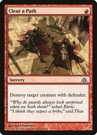 Clear a Path - Dragon's Maze - Magic: The Gathering card