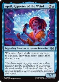 April, Reporter of the Weird - Teenage Mutant Ninja Turtles - Magic: The Gathering card