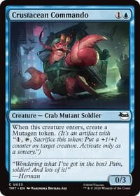 Crustacean Commando - Teenage Mutant Ninja Turtles - Magic: The Gathering card