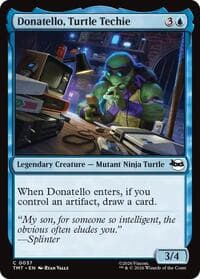 Donatello, Turtle Techie - Teenage Mutant Ninja Turtles - Magic: The Gathering card