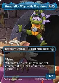 Donatello, Way with Machines (Borderless) - Teenage Mutant Ninja Turtles - Magic: The Gathering card
