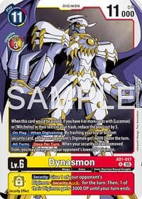 Dynasmon - AD1-017 - Advanced Booster Digimon Generation - Digimon Card Game card