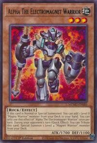 Alpha The Electromagnet Warrior - Maze of Muertos - YuGiOh card