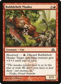 Rubblebelt Maaka - Dragon's Maze - Magic: The Gathering card