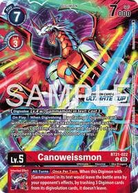 Canoweissmon (Ultimate Cup 26-27 Season 1 Top 4) - World Convergence - Digimon Card Game card