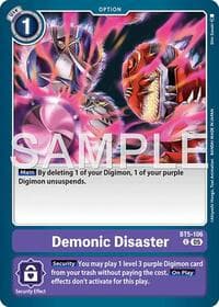 Demonic Disaster (Reprint) - Advanced Booster Digimon Generation - Digimon Card Game card