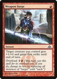 Weapon Surge - Dragon's Maze - Magic: The Gathering card