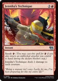 Jennika's Technique - Teenage Mutant Ninja Turtles - Magic: The Gathering card