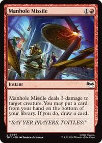 Manhole Missile - Teenage Mutant Ninja Turtles - Magic: The Gathering card