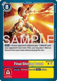 Final Shining Burst (Reprint) - Advanced Booster Digimon Generation - Digimon Card Game card