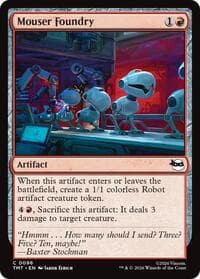 Mouser Foundry - Teenage Mutant Ninja Turtles - Magic: The Gathering card