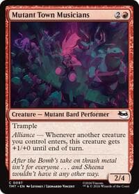 Mutant Town Musicians - Teenage Mutant Ninja Turtles - Magic: The Gathering card