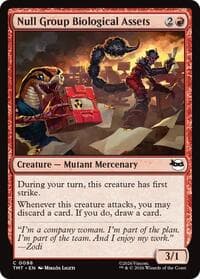 Null Group Biological Assets - Teenage Mutant Ninja Turtles - Magic: The Gathering card