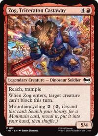 Zog, Triceraton Castaway - Teenage Mutant Ninja Turtles - Magic: The Gathering card
