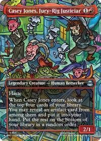 Casey Jones, Jury-Rig Justiciar (Borderless) - Teenage Mutant Ninja Turtles - Magic: The Gathering card
