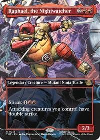 Raphael, the Nightwatcher (Borderless) - Teenage Mutant Ninja Turtles - Magic: The Gathering card